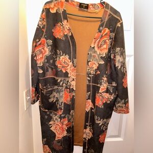 Floral Patterned Jacket with Pockets